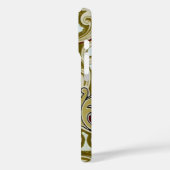 ヴィンテージ装飾金ゴールドスクロール王室の壁紙 Case-Mate iPhoneケース (裏面 / 左)
