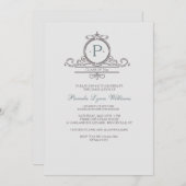 ヴィンテージ装飾1招待状 招待状 (正面/裏面)