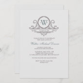 ヴィンテージ装飾4招待状 招待状 (正面/裏面)