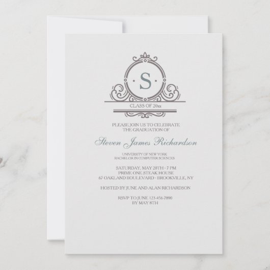 ヴィンテージ装飾6招待状 招待状 (正面)