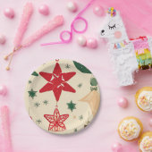 ヴィンテージ装飾 ペーパープレート (パーティー)