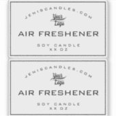 ヴィンテージ製品ラブルラウンドブラックトランスペアレント シール (正面)