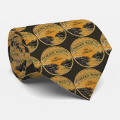 ヴィンテージ製品ラベルアートゴールデンウエスト油会社 ネクタイ (ロール)