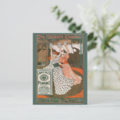 ヴィンテージ製品ラベルアートピアラインクレンモダンザー ポストカード (スタンド正面)