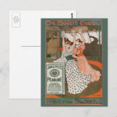 ヴィンテージ製品ラベルアートピアラインクレンモダンザー ポストカード (正面/裏面)