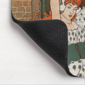 ヴィンテージ製品ラベルアートピアラインクレンモダンザー マウスパッド (コーナー)