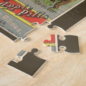 ヴィンテージ製品ラベルアート、ウェルズApple Pills ジグソーパズル (側面)