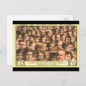 ヴィンテージ製品ラベルアート、エスケイのベビー食品 ポストカード (正面/裏面)