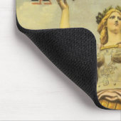 ヴィンテージ製品ラベルアート、トロピックビアグラディエーター マウスパッド (コーナー)