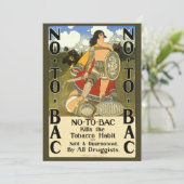 ヴィンテージ製品ラベルアート、バックナンバー、やめ喫煙 (スタンド正面)