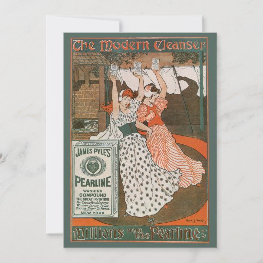 ヴィンテージ製品ラベルアート パアライン モダン クレンザー (正面)