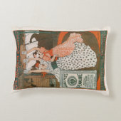 ヴィンテージ製品ラベルアート パアライン モダン クレンザー アクセントクッション (裏面)