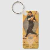 ヴィンテージ製品ラベルアート、ボストンガーター靴下 キーホルダー (正面)