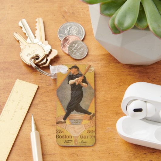 ヴィンテージ製品ラベルアート、ボストンガーター靴下 キーホルダー (デスク)