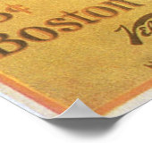 ヴィンテージ製品ラベルアート、ボストンガーター靴下 ポスター (角)