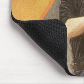 ヴィンテージ製品ラベルアート、ボストンガーター靴下 マウスパッド (コーナー)