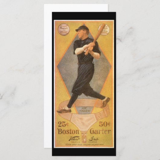 ヴィンテージ製品ラベルアート、ボストン ガーター ソックス (正面/裏面)