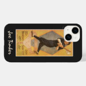 ヴィンテージ製品ラベルアート、ボストン ガーター ソックス Case-Mate iPhoneケース (裏面 (横))
