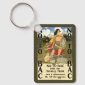 ヴィンテージ製品ラベルアート, No To Bac, 禁煙 キーホルダー (正面)