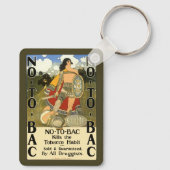 ヴィンテージ製品ラベルアート, No To Bac, 禁煙 キーホルダー (裏面)