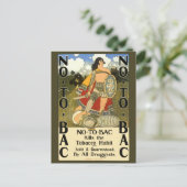 ヴィンテージ製品ラベルアート, No To Bac, 禁煙 ポストカード (スタンド正面)