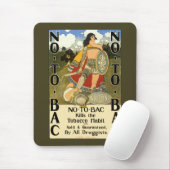 ヴィンテージ製品ラベルアート, No To Bac, 禁煙 マウスパッド (マウス)