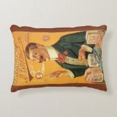 ヴィンテージ製品ラベル、たばこロシアのたばこ アクセントクッション (正面)