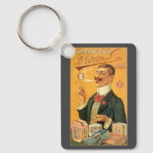 ヴィンテージ製品ラベル、たばこロシアのたばこ キーホルダー (正面)