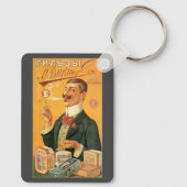 ヴィンテージ製品ラベル、たばこロシアのたばこ キーホルダー (裏面)