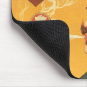 ヴィンテージ製品ラベル、たばこロシアのたばこ マウスパッド (コーナー)