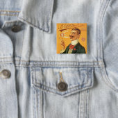 ヴィンテージ製品ラベル、たばこロシアのたばこ 缶バッジ (インサイチュ)