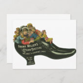 ヴィンテージ製品ラベル、フランクミラーのシューポーランド (正面/裏面)