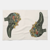 ヴィンテージ製品ラベル、フランクミラーのシューポーランド キッチンタオル (横)