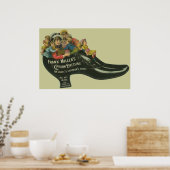 ヴィンテージ製品ラベル、フランクミラーのシューポーランド ポスター (キッチン)