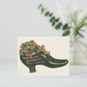 ヴィンテージ製品ラベル、フランクミラーのシューポーランド ポストカード (スタンド正面)