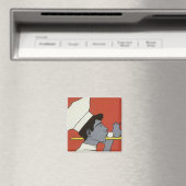 ヴィンテージ製品ラベル、ホットチョコロシアのコレートカカオ マグネット (インサイチュ (食洗機))