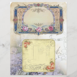 ヴィンテージ複雑なデザインラベル