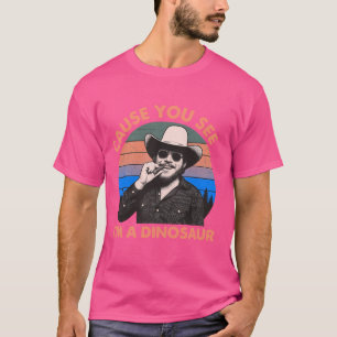 ヴィンテージ西おもしろいグラフィックT型 Tシャツ