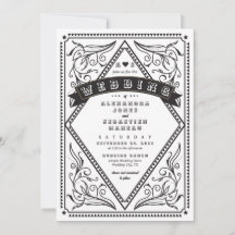 ヴィンテージ西の国のQRコード素朴結婚