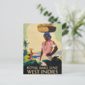 ヴィンテージ西インディ旅行はがき ポストカード (スタンド正面)