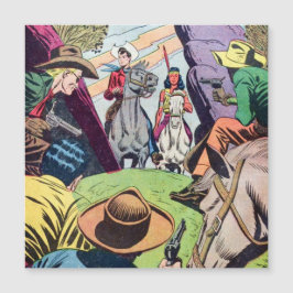 ヴィンテージ西カウボーイエラ漫画ブックシーン