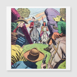 ヴィンテージ西カウボーイエラ漫画ブックシーン