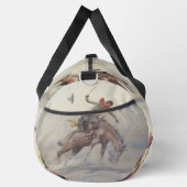 ヴィンテージ西カウボーイオンバッキングホース ダッフルバッグ (右)