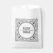 ヴィンテージ西カウボーイカントリー結婚式 フェイバーバッグ (正面)