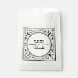 ヴィンテージ西カウボーイカントリー結婚式 フェイバーバッグ