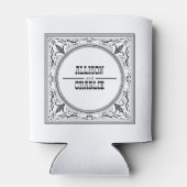 ヴィンテージ西カウボーイカントリー結婚式 缶クーラー (裏面)