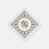 ヴィンテージ西カウボーイカントリー誕生日パーティー スタンダードカクテルナプキン (角)