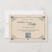 ヴィンテージ西カウボーイカントリーQR結婚の対応 (正面)