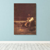 ヴィンテージ西カウボーイズ、プレインズハーダーby NC Wyeth キャンバスプリント (インサイチュ (ウッドフロア))