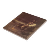 ヴィンテージ西カウボーイズ、プレインズハーダーby NC Wyeth タイル (側面)